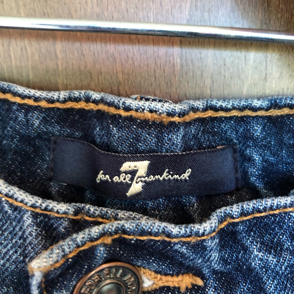 Distressed jean skirt - size 24 - Picture 3 of 5